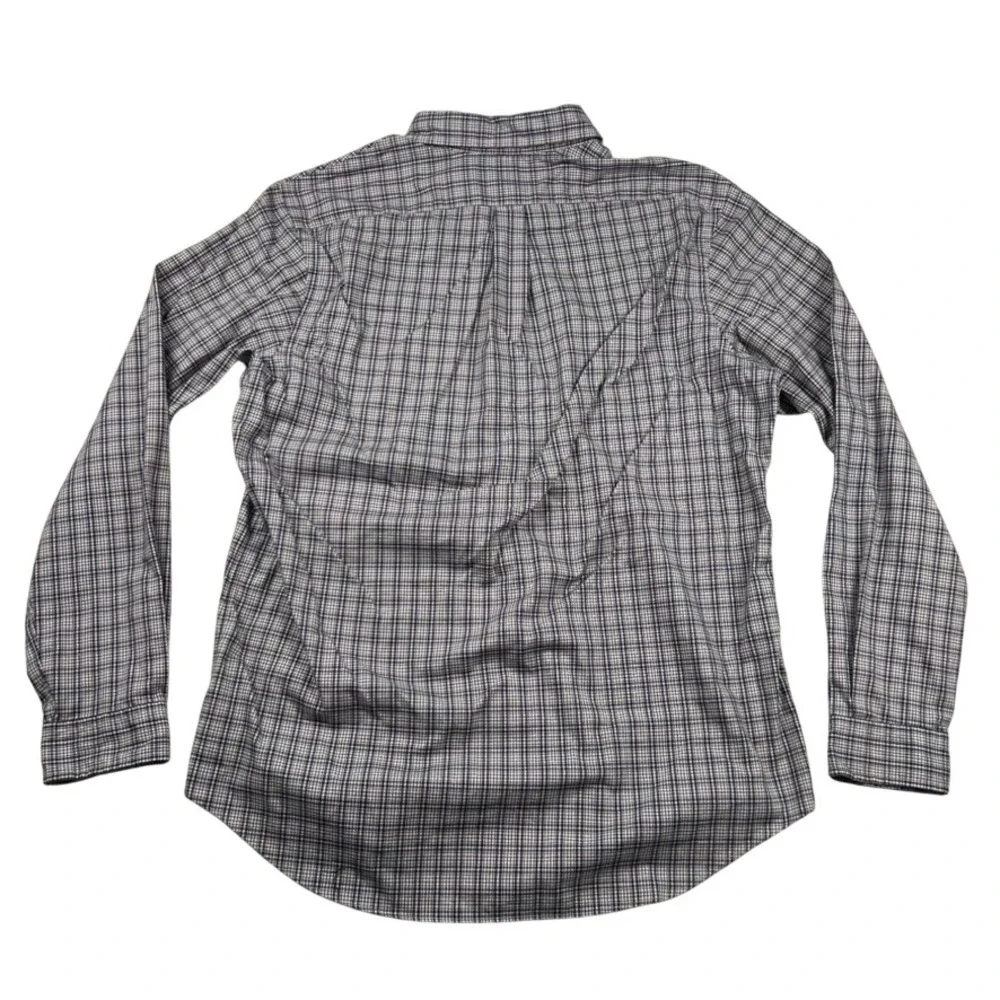 Polo Ralph Lauren Performance Shirt Mens L Plaid Button Down Stretch Preppy